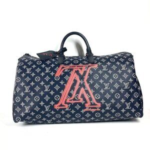 LOUIS VUITTON M43684 Monogram ink upside down KeepallBandouliere50 Hand Bag